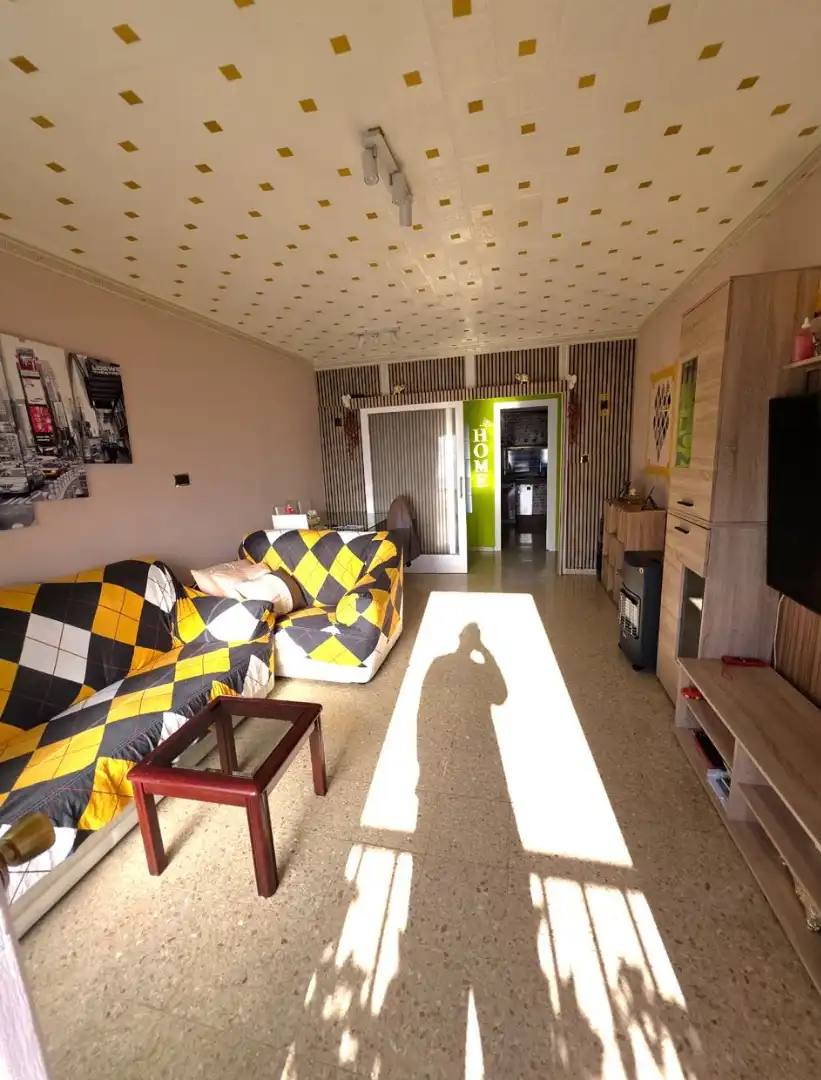 Living room of Flat for rent in Ascó  with Furnished and Balcony