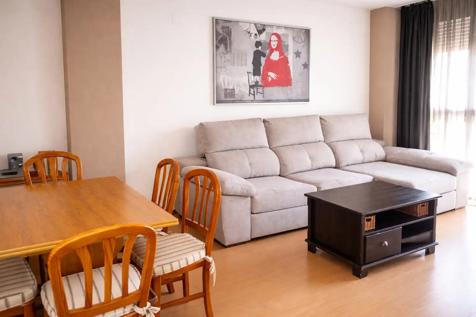 Sala d'estar de Pis de lloguer en Rivas-Vaciamadrid amb Calefacció, Traster i Moblat