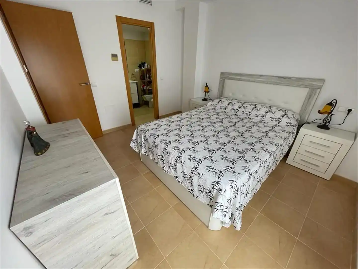 Schlafzimmer von Dachboden zum Verkauf in El Ejido mit Klimaanlage, Schwimmbad und Balkon
