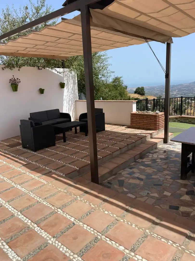 Terrasse von Country house zum Verkauf in Vélez-Málaga mit Klimaanlage, Privatgarten und Terrasse