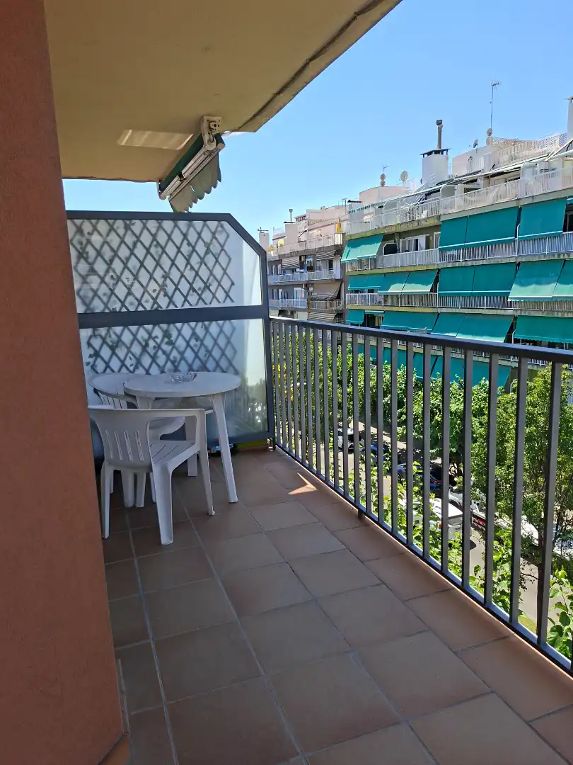 Terrasse von Wohnung zur Miete in Pineda de Mar mit Terrasse, Möbliert und Ofen