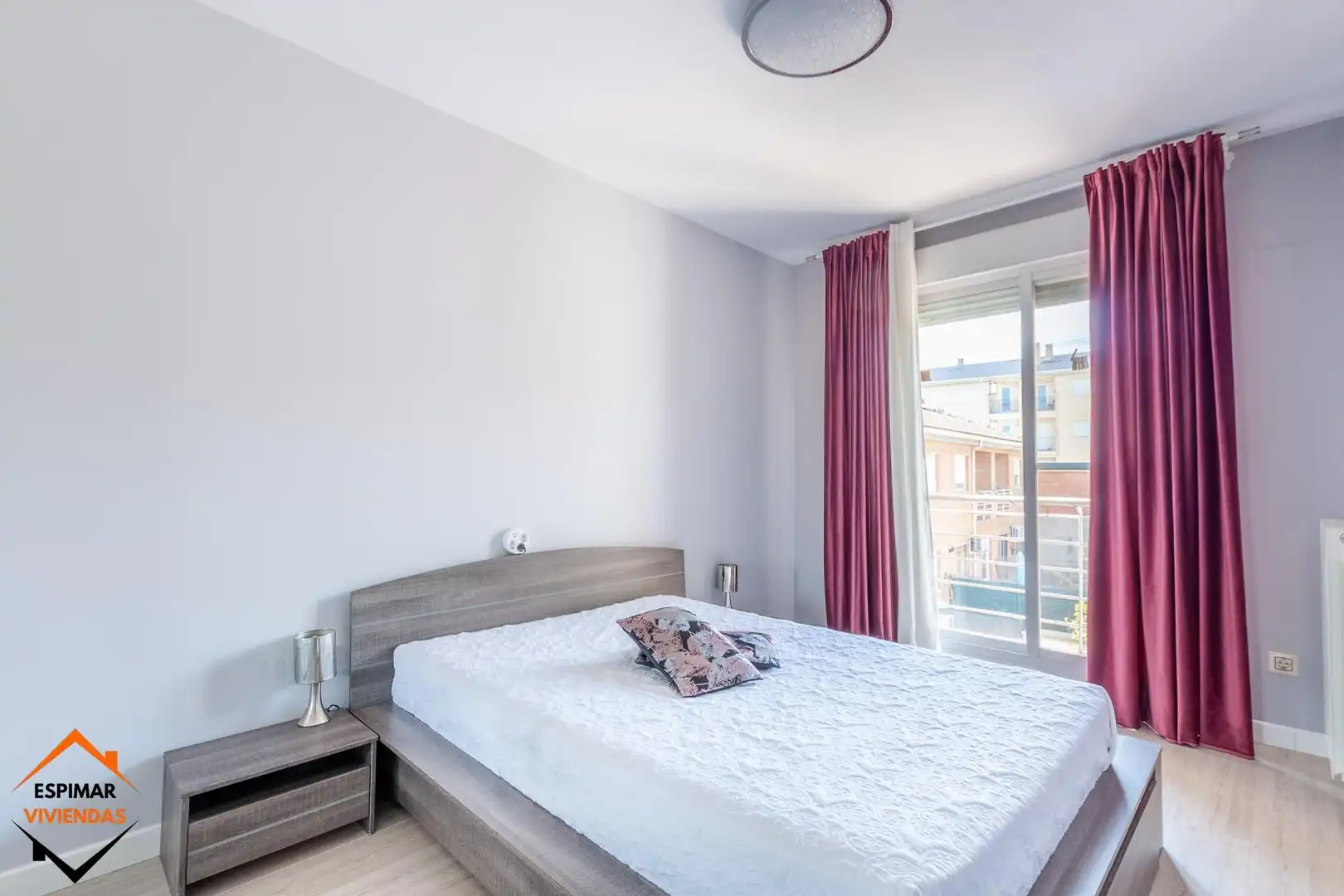 Dormitori de Casa adosada en venda en Pedrola amb Aire condicionat, Calefacció i Jardí privat