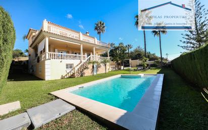 Vista exterior de Casa o xalet en venda en Mijas amb Aire condicionat, Calefacció i Jardí privat