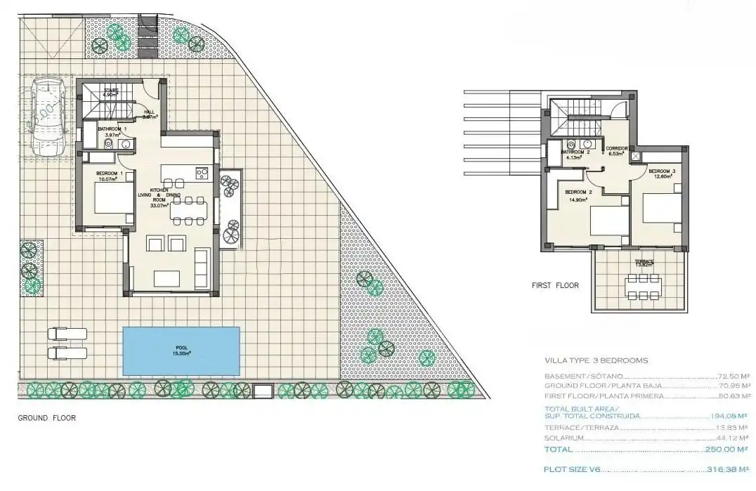 Houses for sale in Águilas  with Air Conditioner, Heating and Private garden