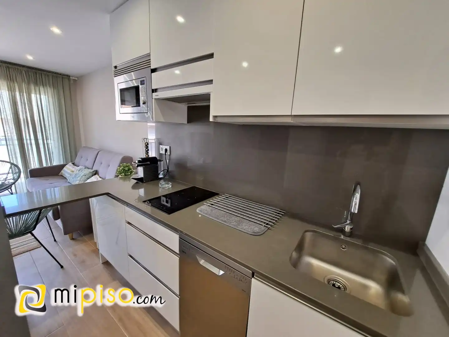 Küche von Wohnung zur Miete in Laredo mit Terrasse und Möbliert
