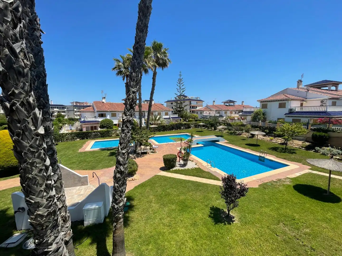 Garden of Flat for sale in Torrevieja  with Air Conditioner, Terrace and Community pool