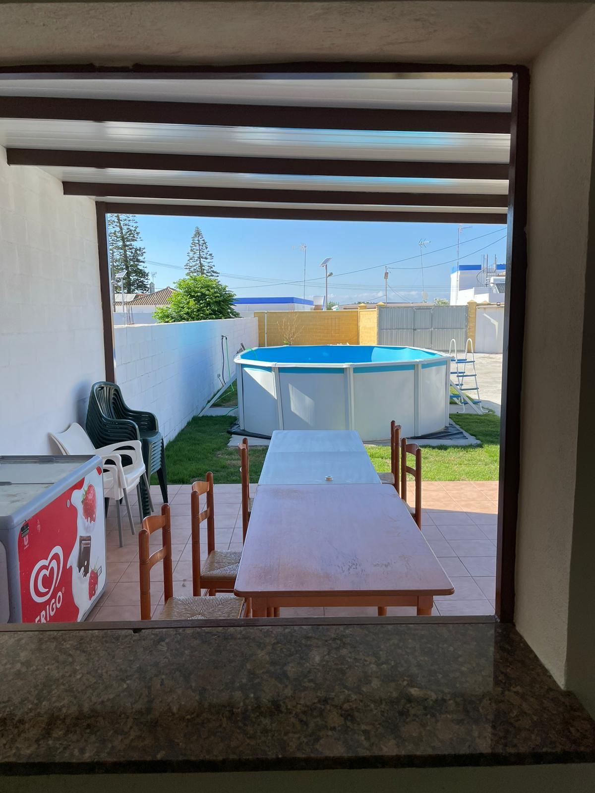 Swimming pool of House or chalet to rent in Chipiona  with Air Conditioner, Swimming Pool and Furnished