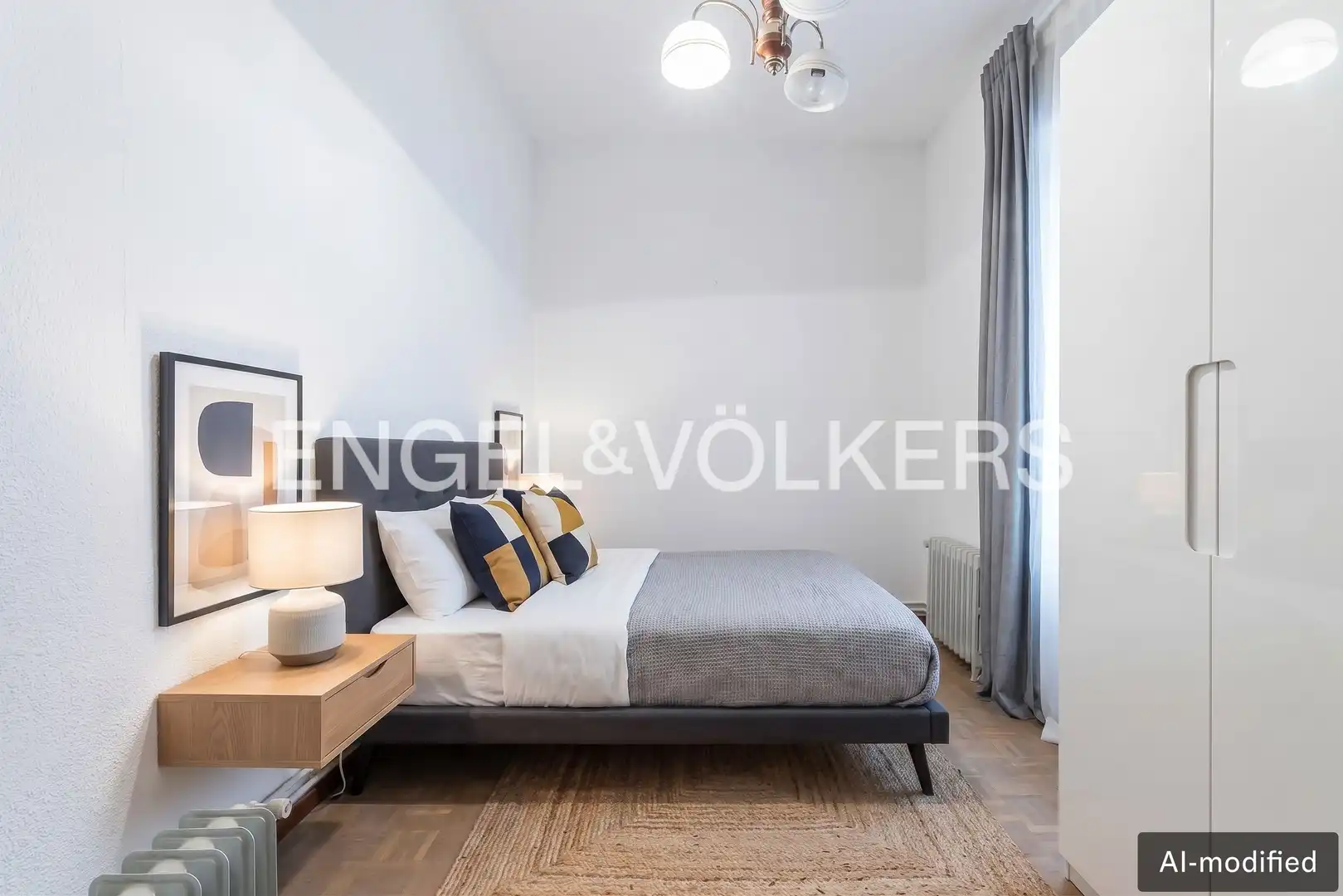 Bedroom of Flat for sale in Madrid  with Heating