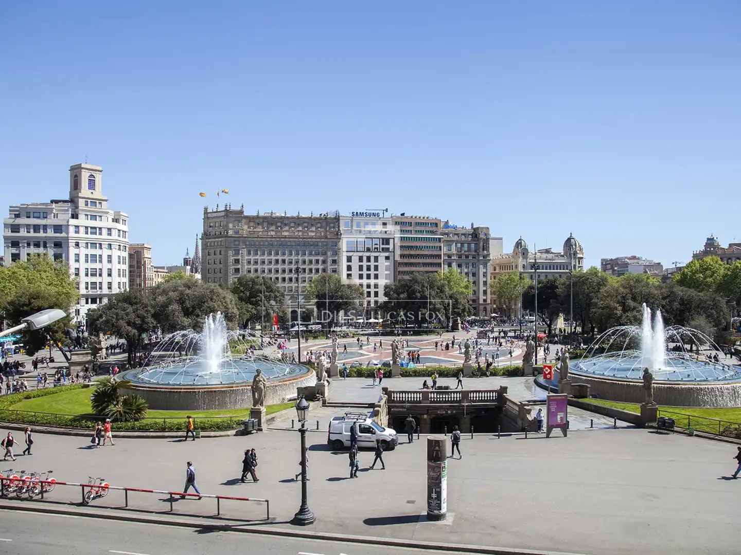 Vista exterior de Piso de alquiler en Barcelona con Aire acondicionado, Calefacción y Parquet