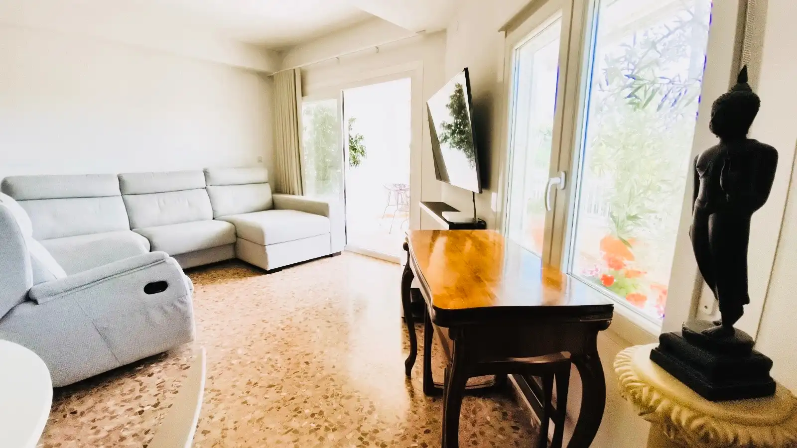 Living room of Apartments for sale in Oliva  with Air Conditioner, Heating and Terrace