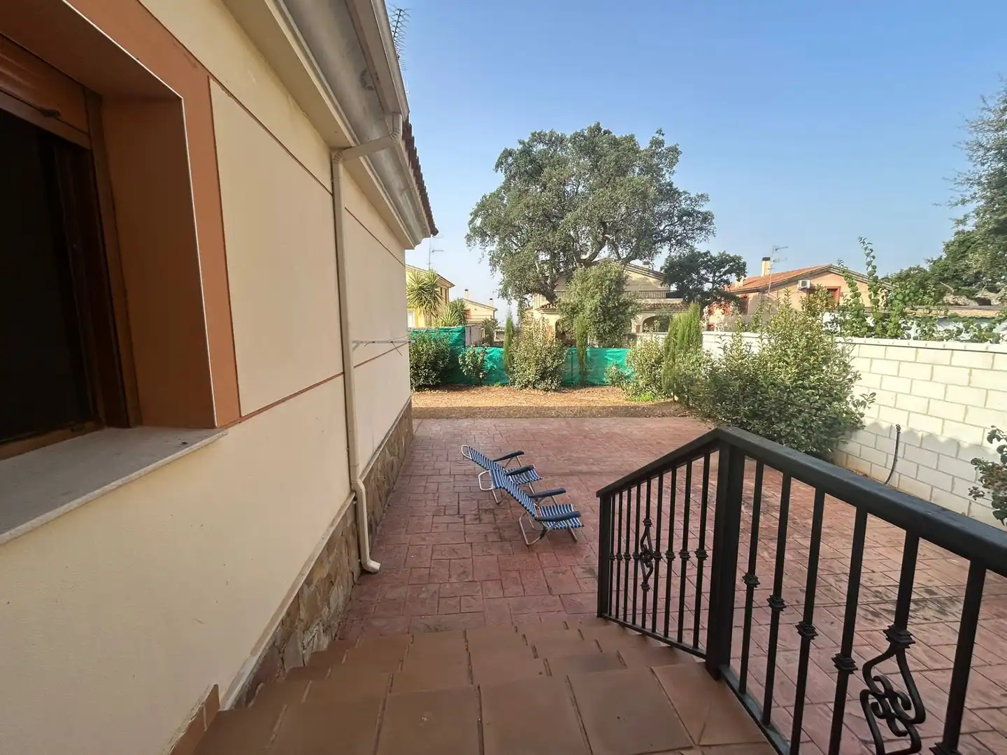 Terraza de Casa o chalet en venta en Santibáñez el Alto con Jardín privado, Trastero y Amueblado
