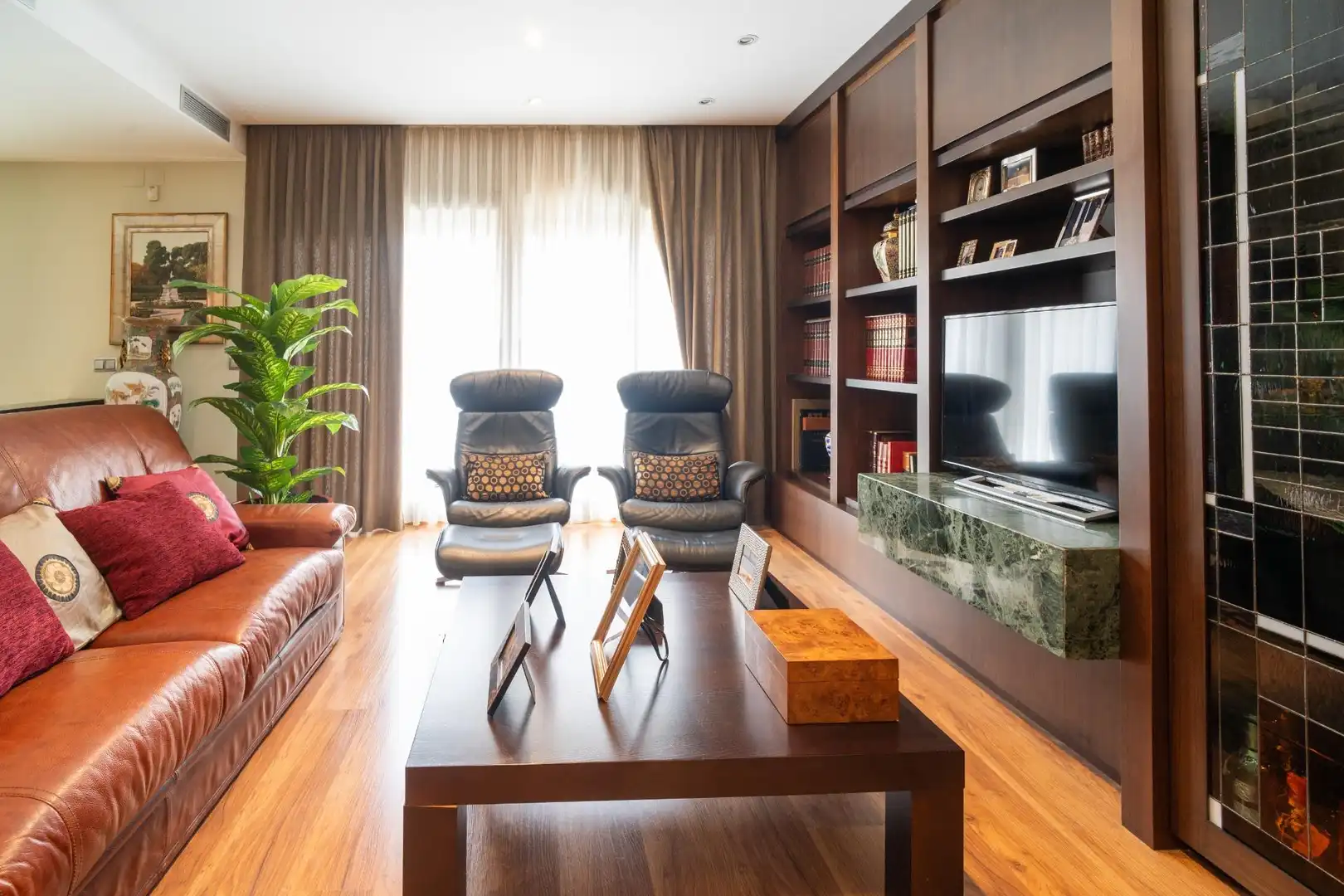 Sala de estar de Casa o chalet en venta en Benetússer con Aire acondicionado, Calefacción y Parquet