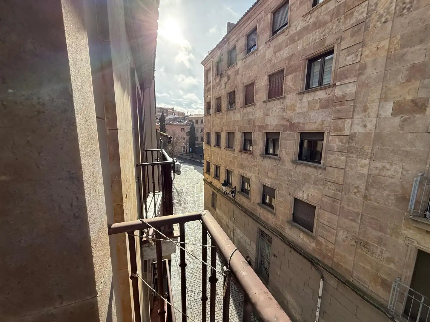 Exterior view of Flat for rent in Salamanca  with Heating, Parquet flooring and Furnished