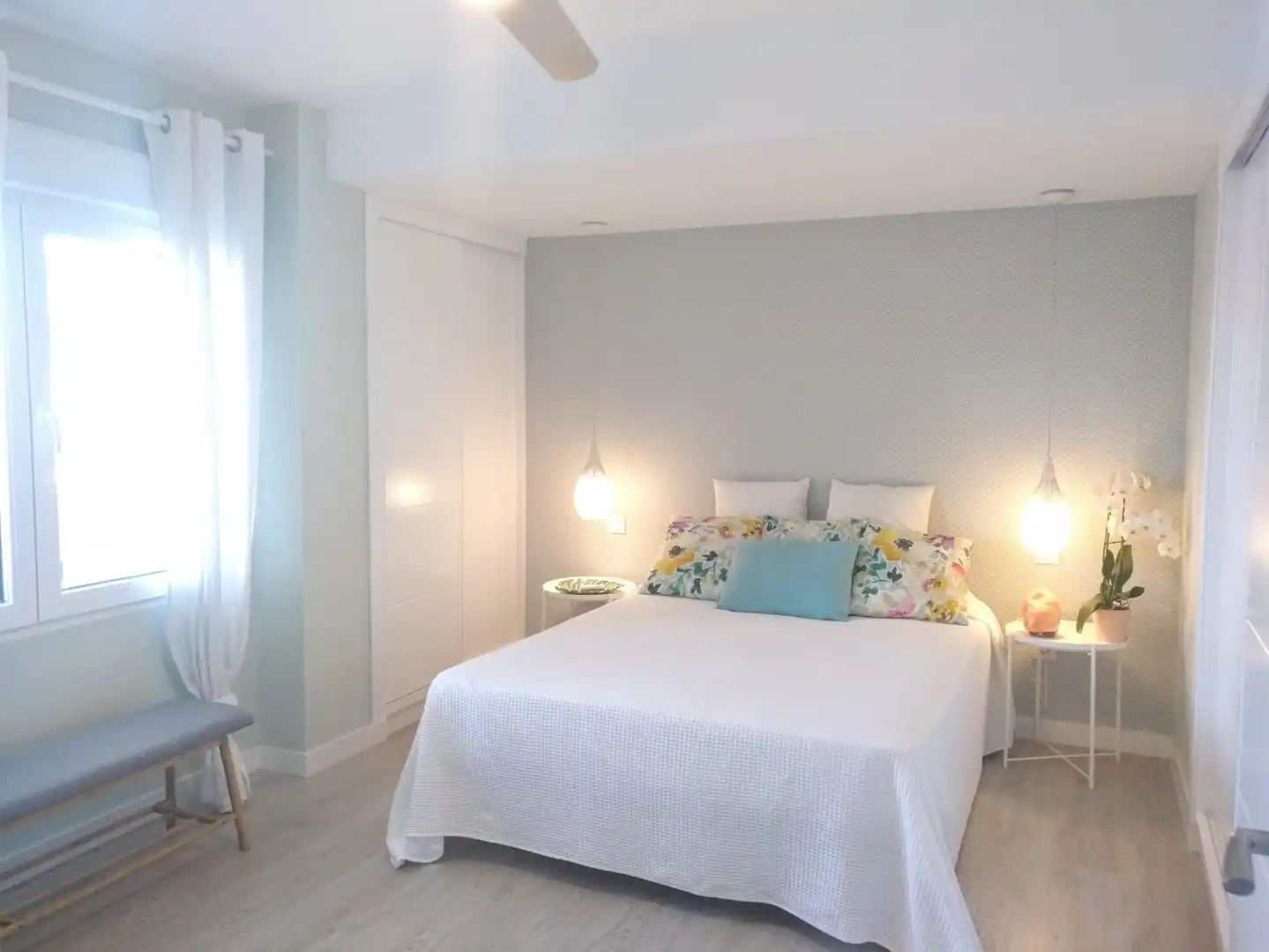 Bedroom of Flat for rent in Águilas  with Air Conditioner and Furnished