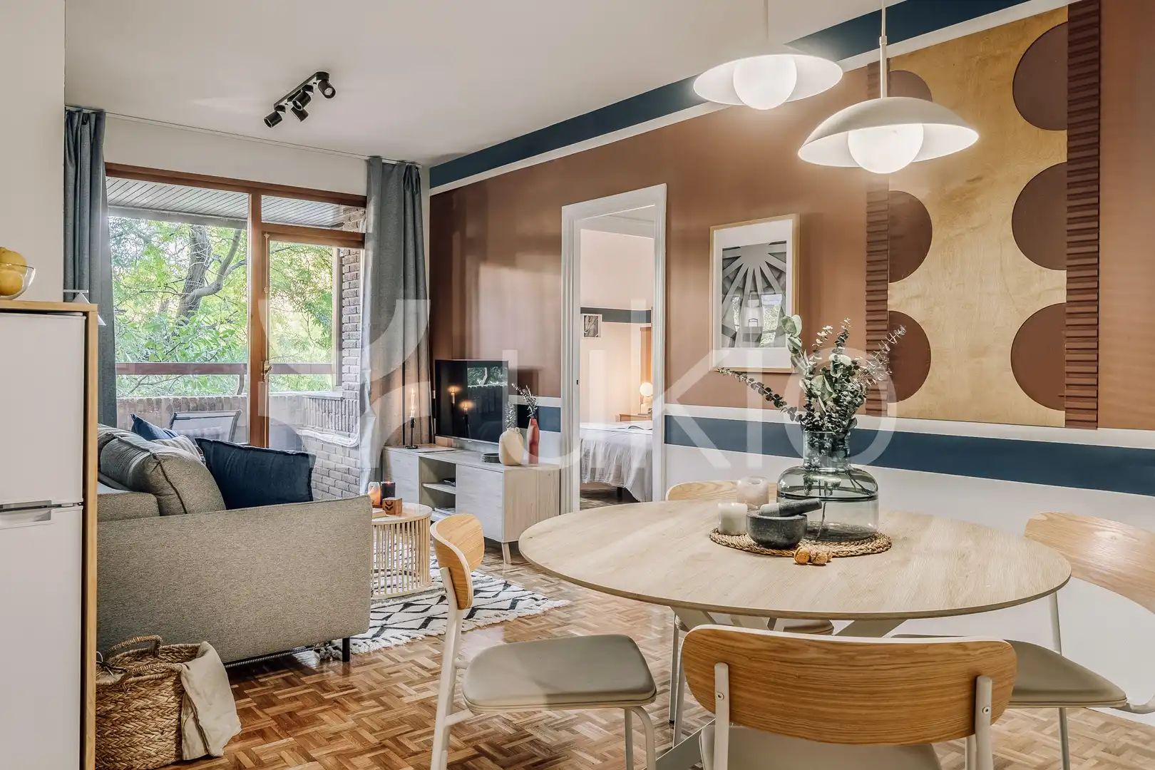 Living room of Apartments for rent in Madrid  with Air Conditioner, Heating and Terrace