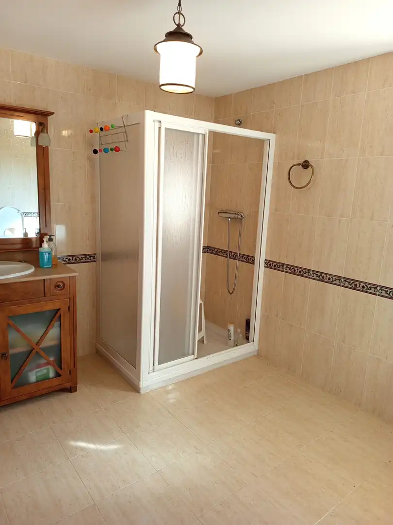 Bany de Casa o xalet en venda en Dehesa de Romanos  amb Calefacció, Parquet i Traster