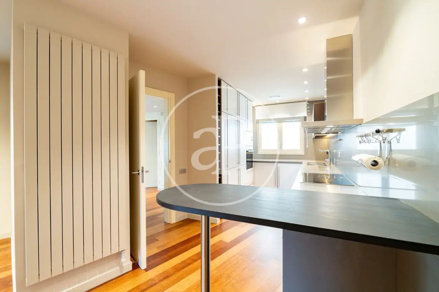 Cocina de Piso de alquiler en Barcelona con Aire acondicionado, Calefacción y Terraza