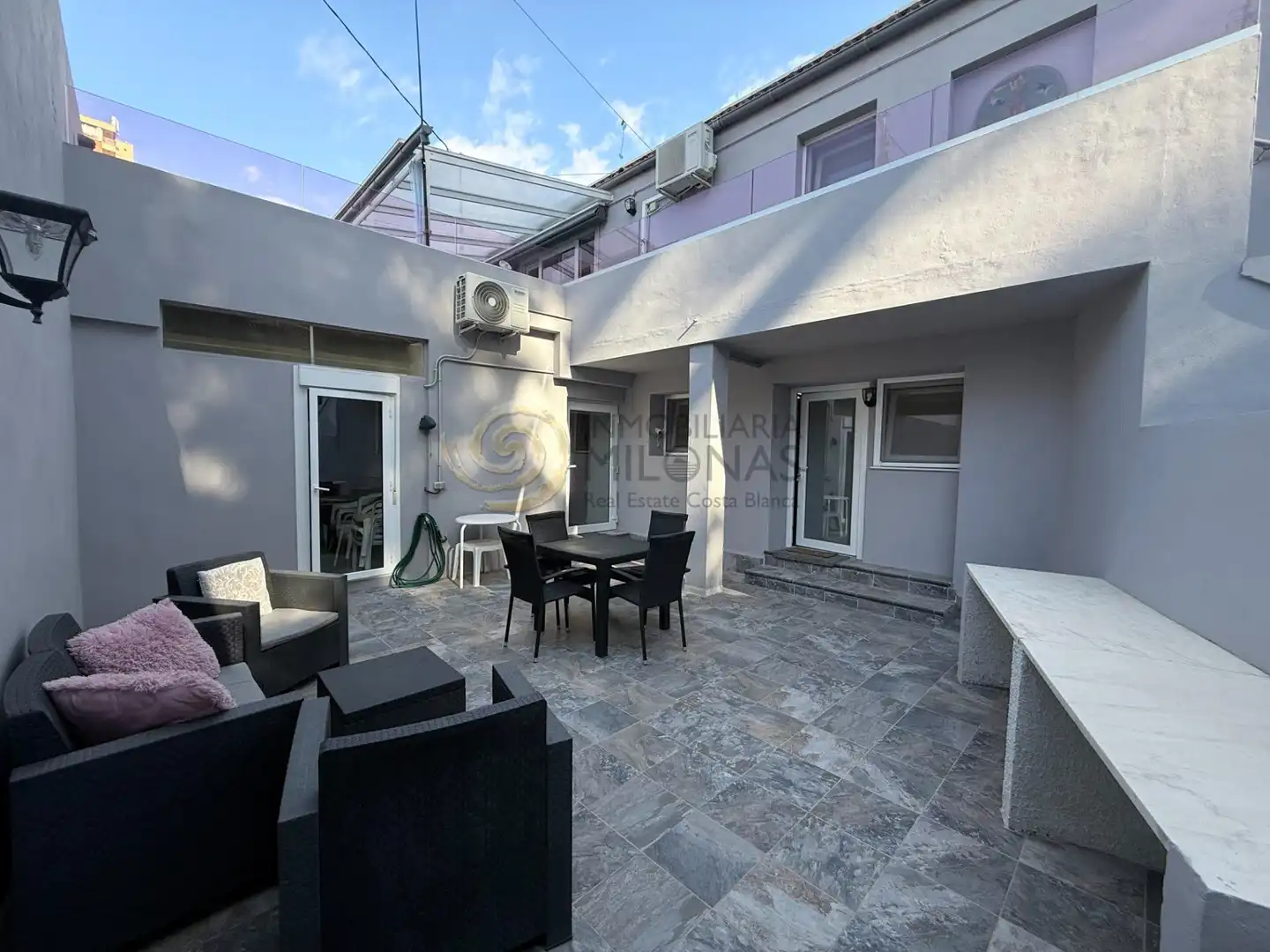 Terraza de Casa o chalet en venta en Benidorm con Aire acondicionado, Calefacción y Jardín privado