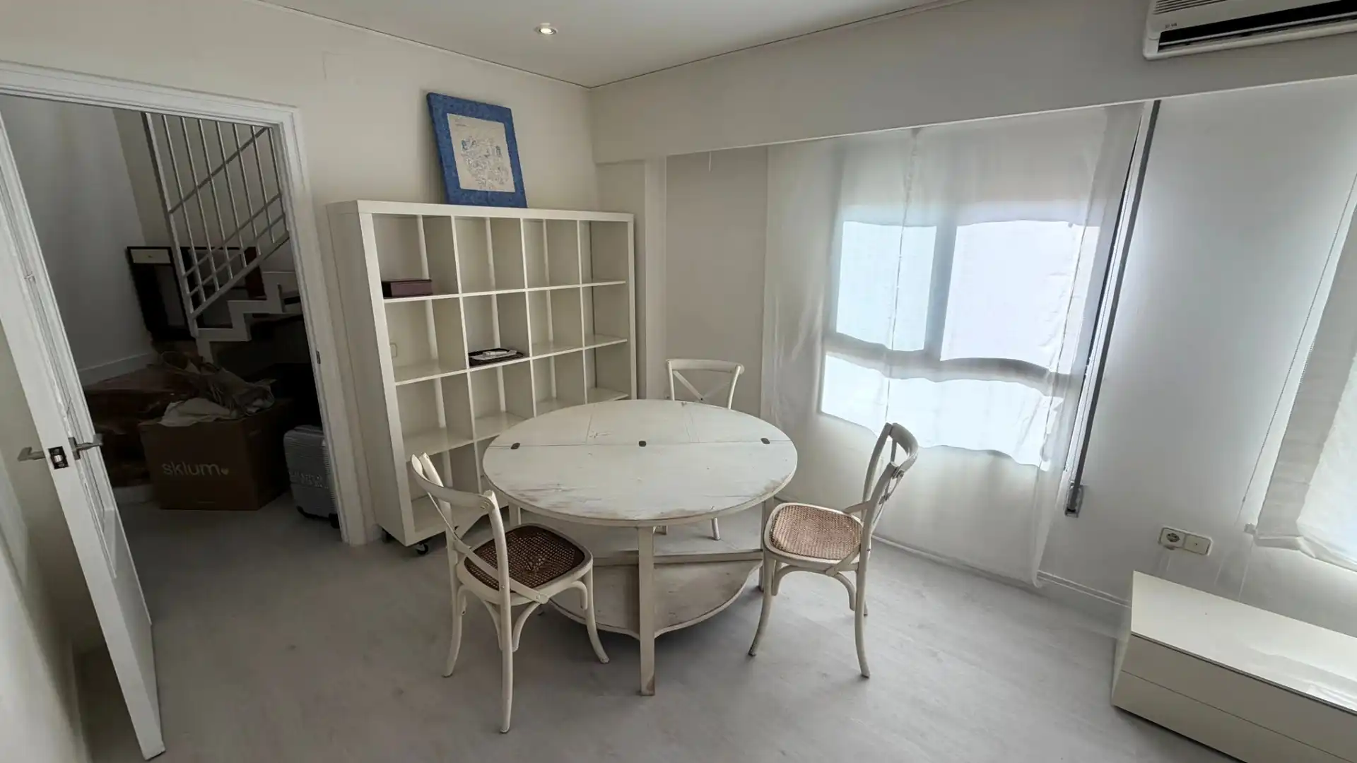 Menjador de Dúplex de lloguer en Valencia amb Aire condicionat, Calefacció i Parquet
