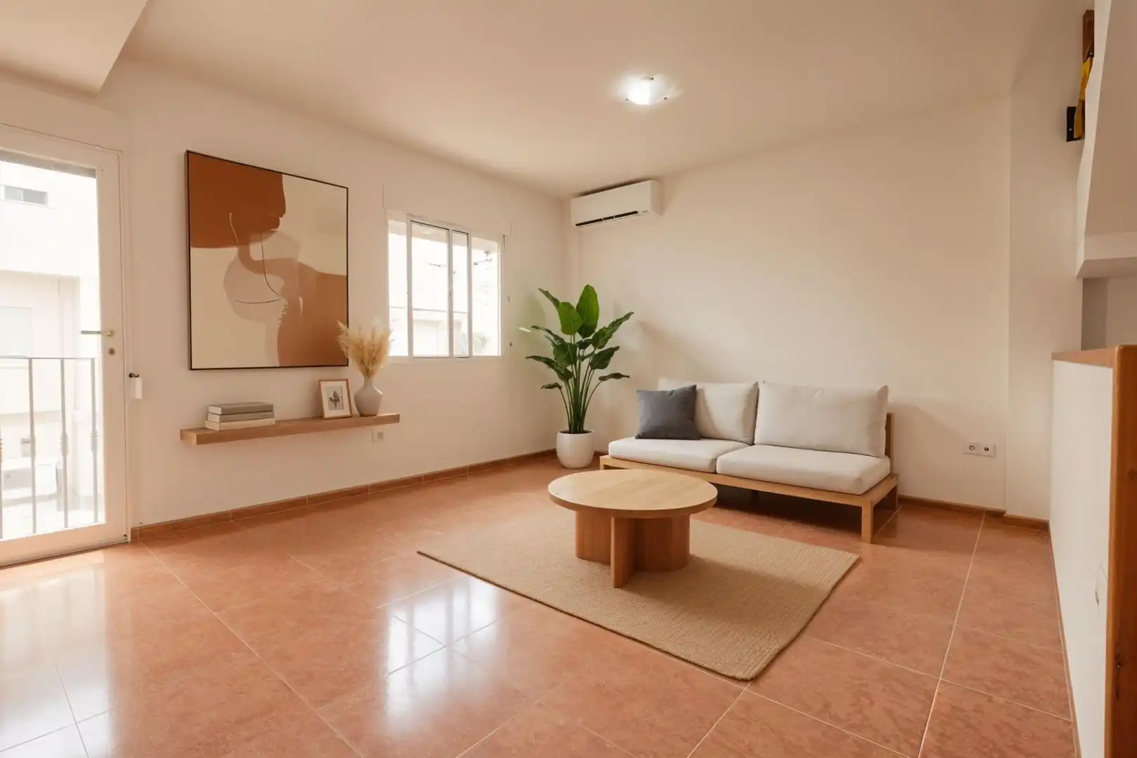 Sala d'estar de Casa adosada en venda en Massamagrell amb Aire condicionat
