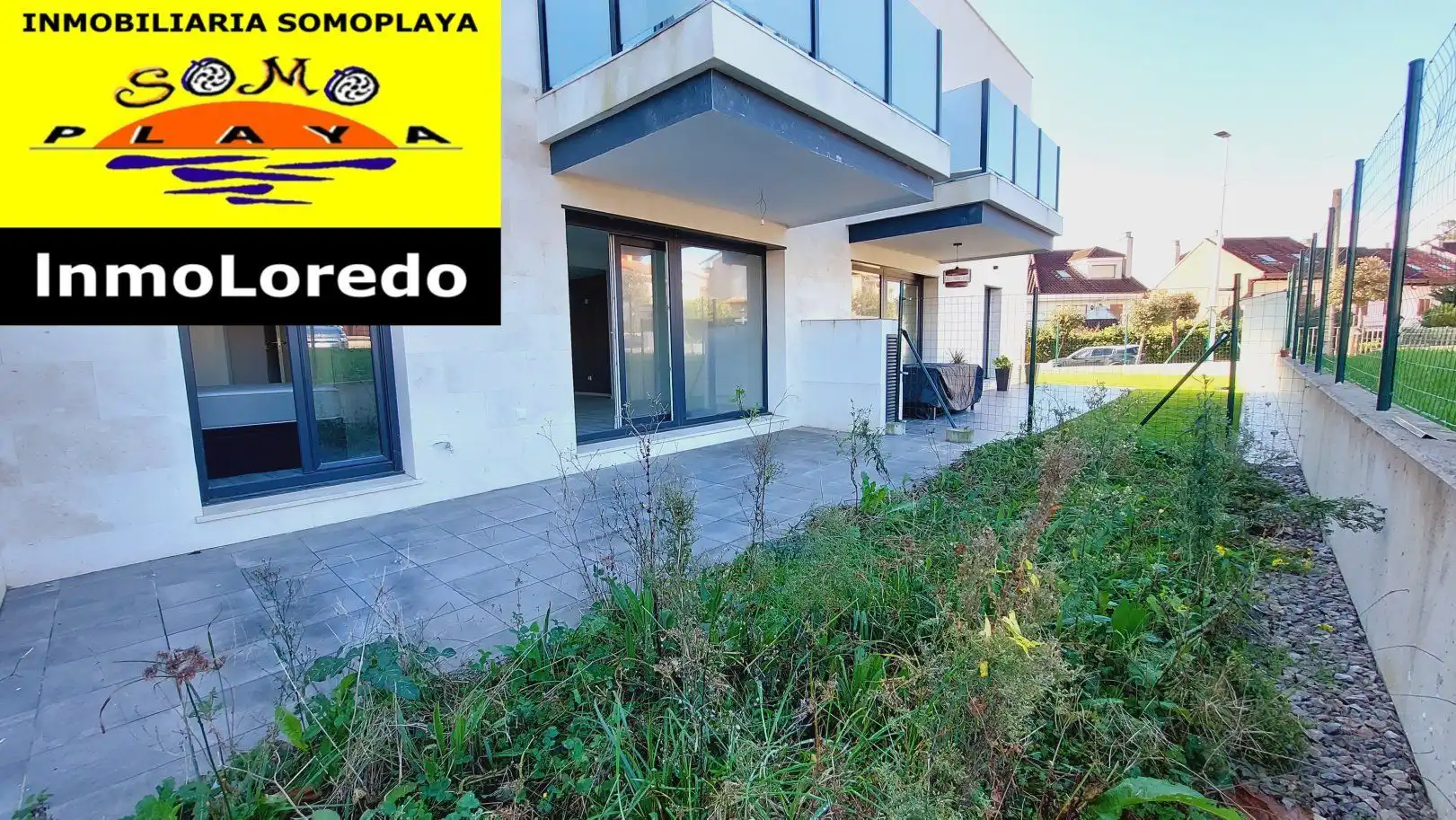 Außenansicht von Wohnung zum Verkauf in Ribamontán al Mar mit Heizung, Privatgarten und Terrasse