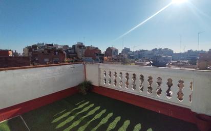 Terrace of Flat for sale in  Barcelona Capital  with Air Conditioner, Heating and Parquet flooring