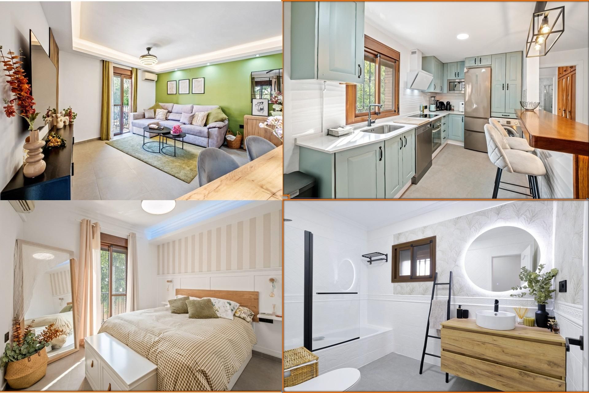 Bedroom of Flat for sale in Málaga Capital  with Air Conditioner and Heating