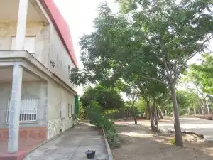 Vista exterior de Casa o xalet en venda en Dos Hermanas amb Aire condicionat, Jardí privat i Terrassa