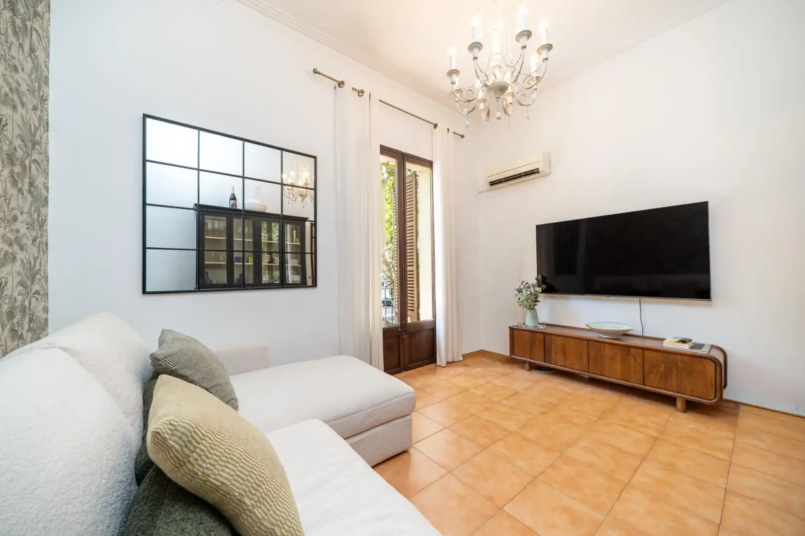 Living room of Flat for sale in  Palma de Mallorca  with Air Conditioner, Storage room and Balcony