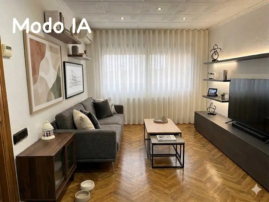 Sala de estar de Piso en venta en Terrassa con Aire acondicionado y Calefacción