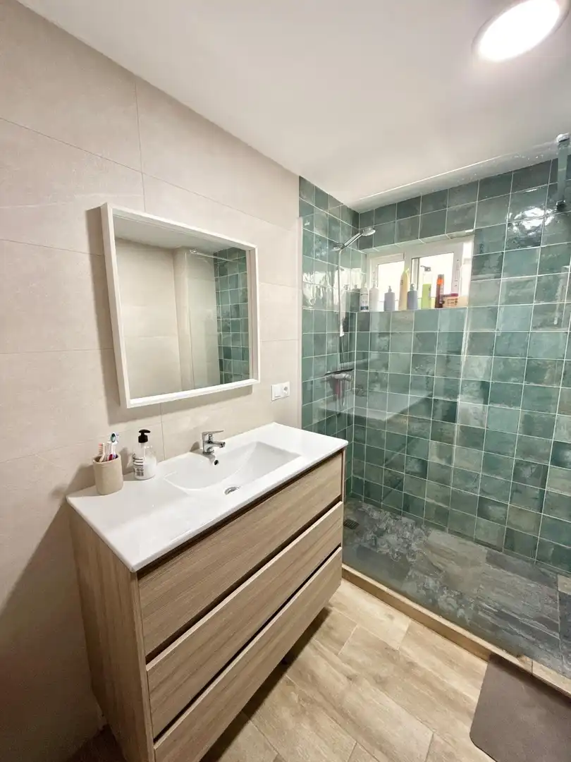Bathroom of Flat for rent in Málaga  with Furnished