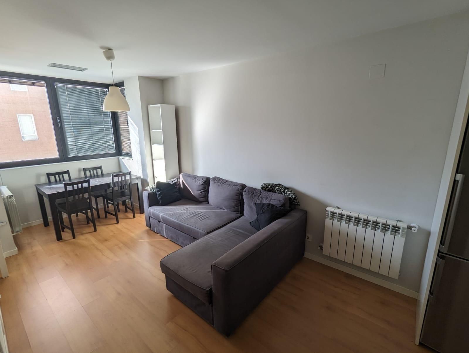 Sala d'estar de Pis en venda en  Madrid Capital amb Calefacció, Jardí privat i Traster