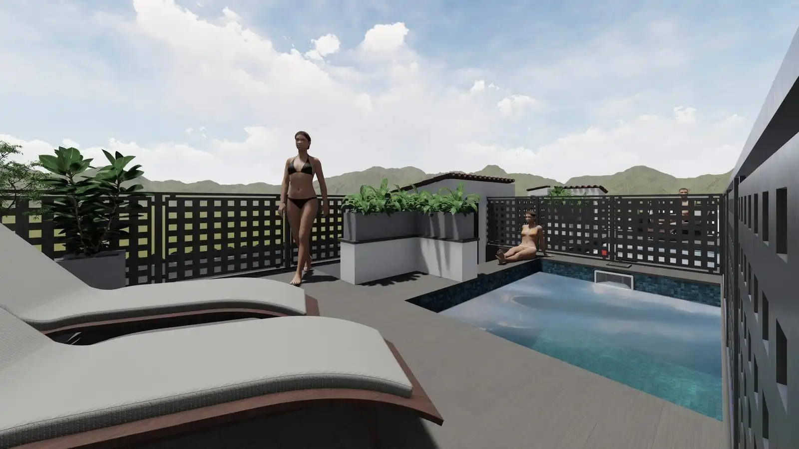 Piscina de Casa adosada en venda en Andratx amb Aire condicionat, Calefacció i Jardí privat