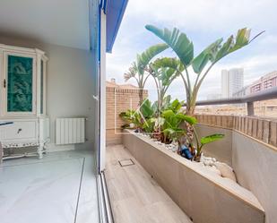 Balcony of Attic for sale in  Valencia Capital  with Air Conditioner, Terrace and Swimming Pool