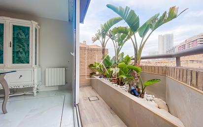 Balcony of Attic for sale in  Valencia Capital  with Air Conditioner, Heating and Terrace