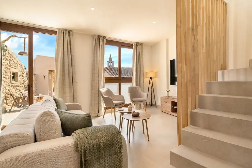 Sala de estar de Apartamento en venta en Campanet, Illes Balears
