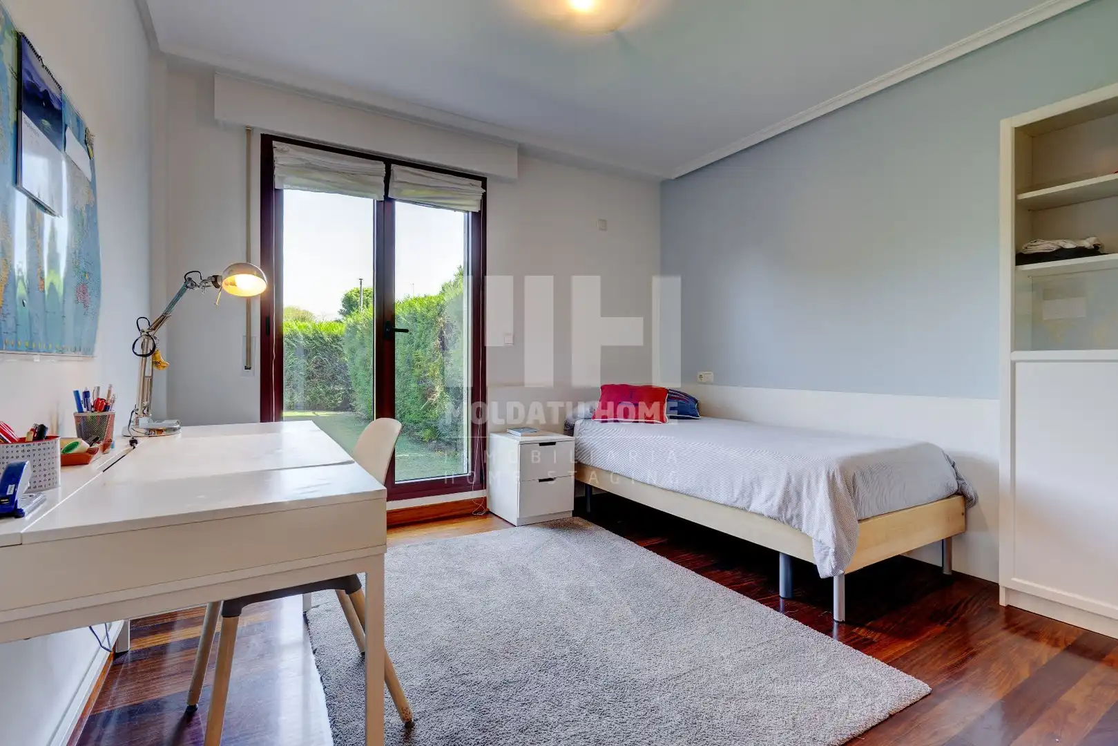 Schlafzimmer von Wohnung zur Miete in Donostia - San Sebastián  mit Heizung, Privatgarten und Terrasse