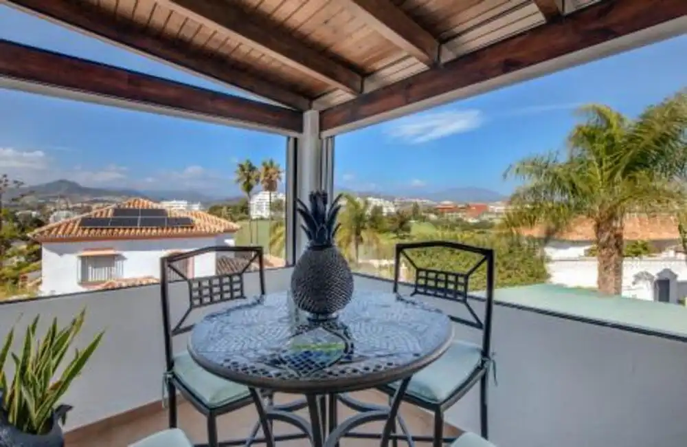Terrassa de Casa adosada en venda en Marbella amb Aire condicionat, Jardí privat i Terrassa