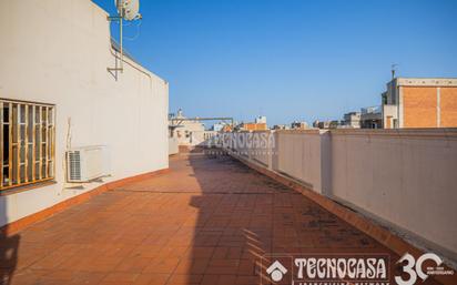 Terrace of Flat for sale in Sant Adrià de Besòs  with Air Conditioner, Parquet flooring and Terrace