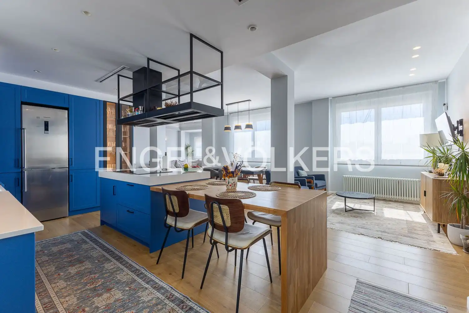 Cocina de Piso de alquiler en Valencia con Aire acondicionado, Calefacción y Parquet