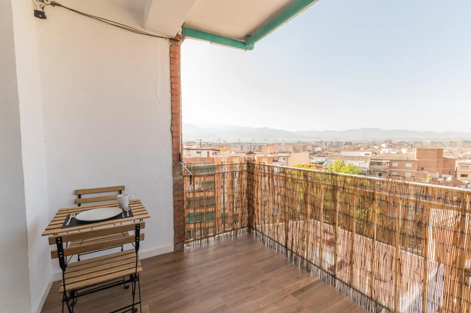Balcony of Attic for rent in Granada  with Terrace and Furnished
