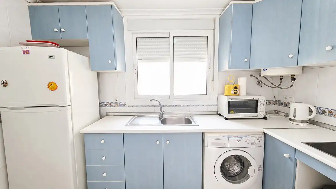 Kitchen of Apartments for sale in Santa Pola  with Terrace, Furnished and Balcony