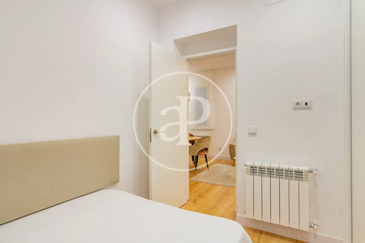 Bedroom of Flat for rent in Madrid  with Air Conditioner, Heating and Furnished