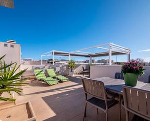 Terrace of Single-family semi-detached for sale in Torrevieja  with Air Conditioner, Private garden and Swimming Pool