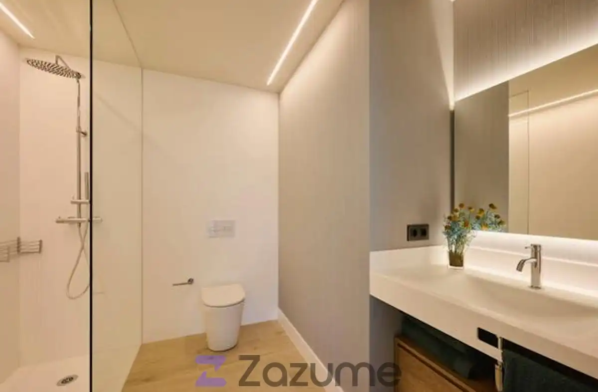Bathroom of Flat for rent in Cambrils  with Air Conditioner, Heating and Private garden