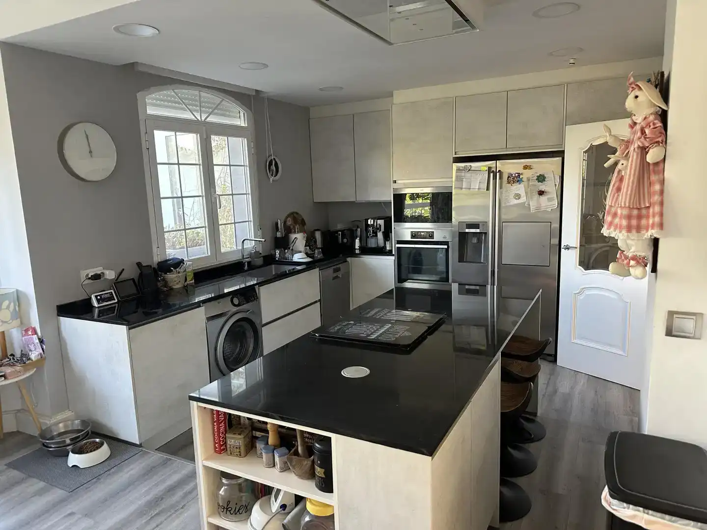 Cocina de Casa o chalet en venta en Huércanos con Aire acondicionado, Jardín privado y Parquet
