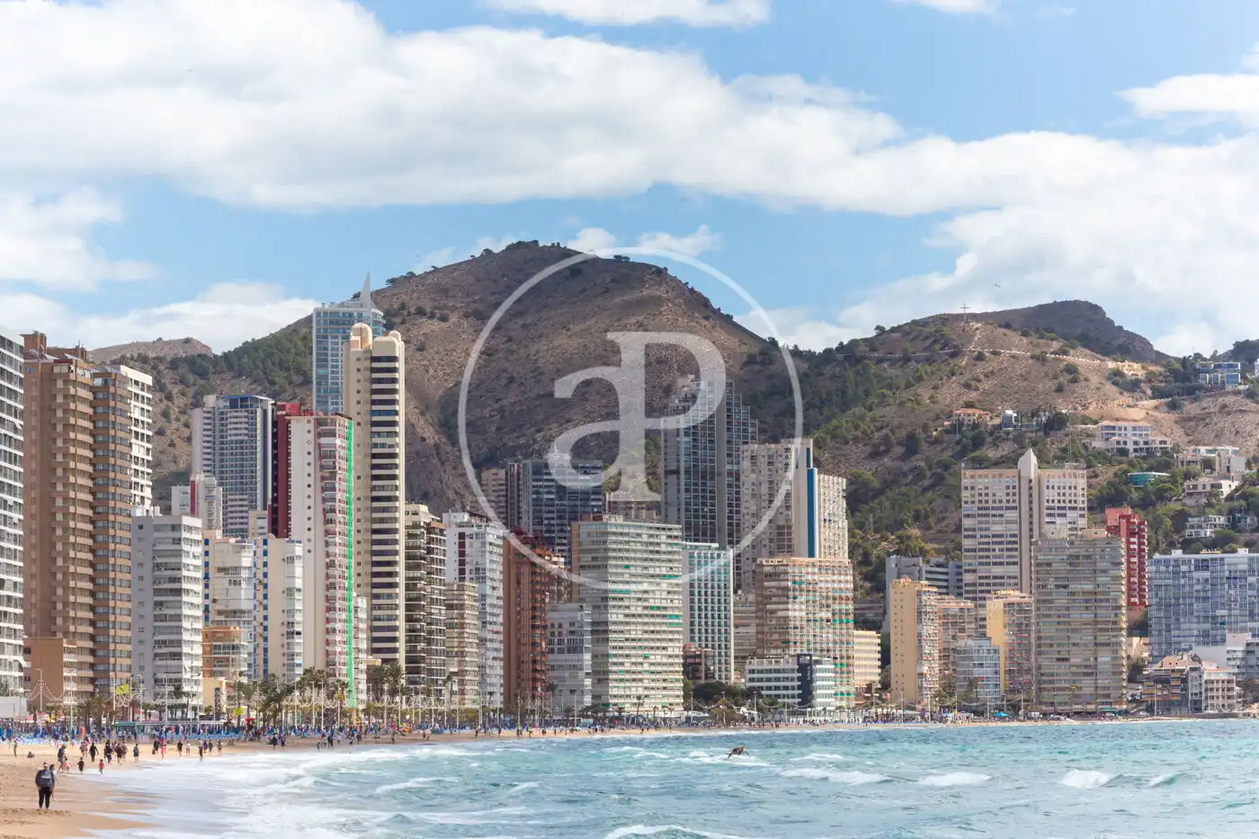 Exterior view of Flat for rent in Benidorm  with Air Conditioner, Heating and Terrace