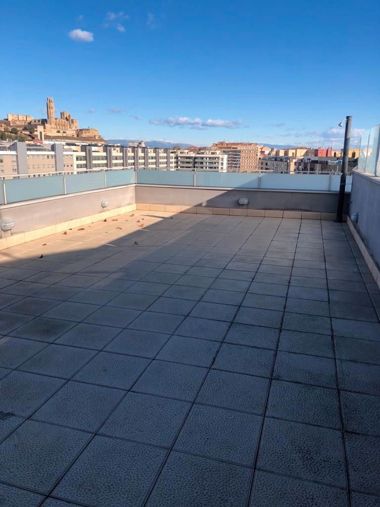 Terrace of Duplex to rent in  Lleida Capital  with Air Conditioner, Heating and Parquet flooring