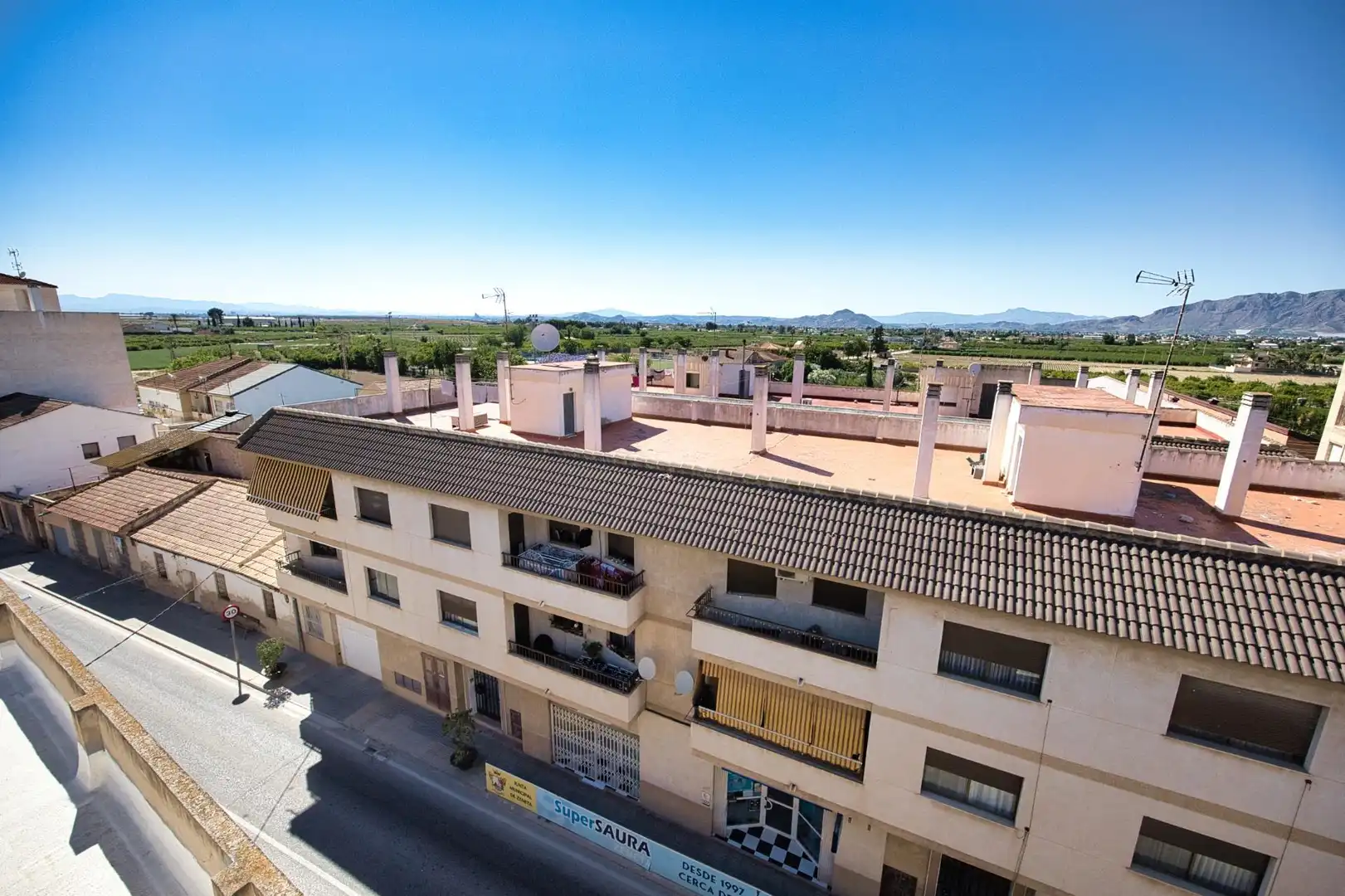 Vista exterior de Ático en venta en Murcia con Aire acondicionado, Calefacción y Terraza