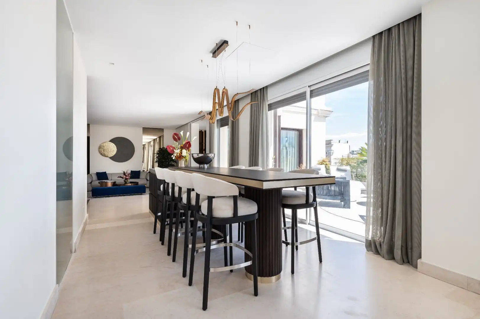 Dining room of Attic for rent in Madrid  with Air Conditioner, Heating and Terrace